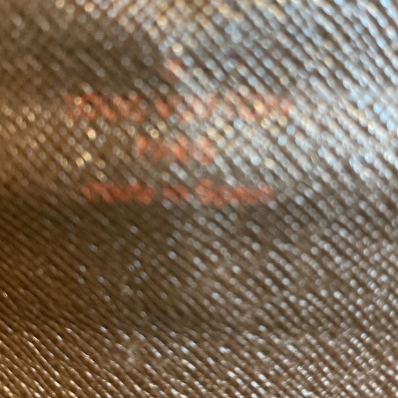 Louis Vuitton Vintage Damier Ebene Canvas Sarah Wallet EUC - Picture 7 of 15